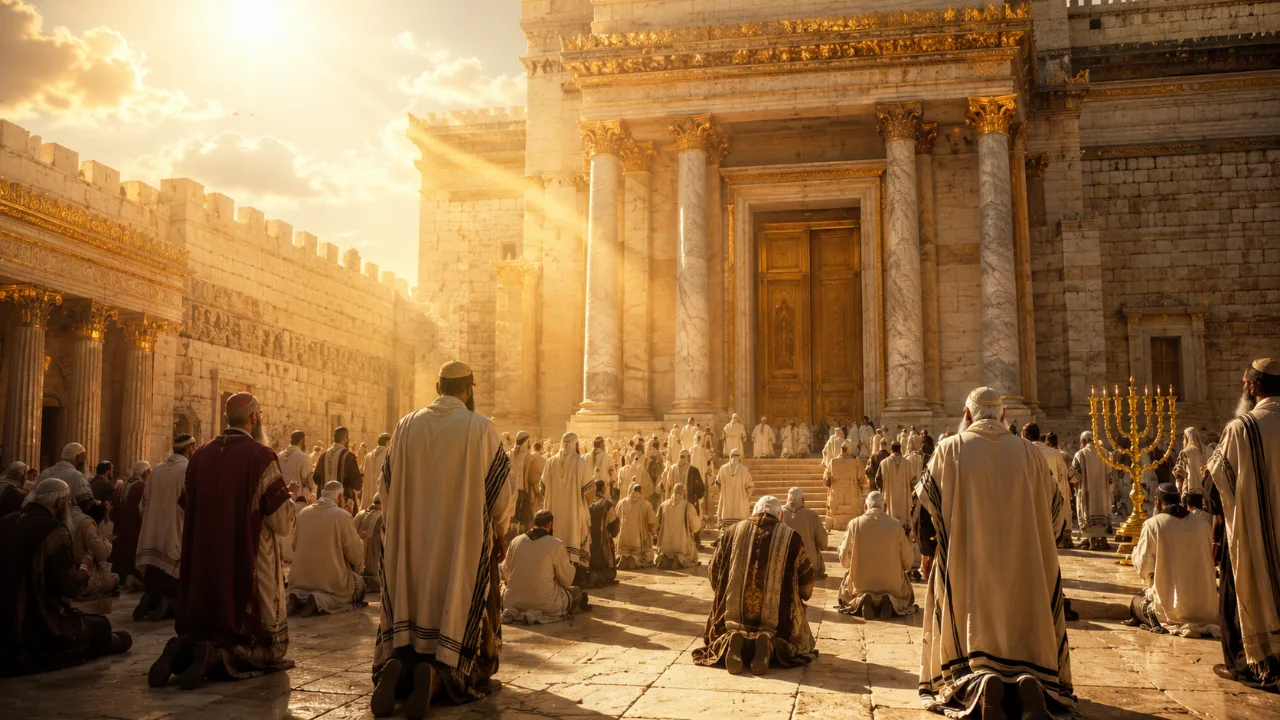 As Três Horas da Oração — adoração no Templo