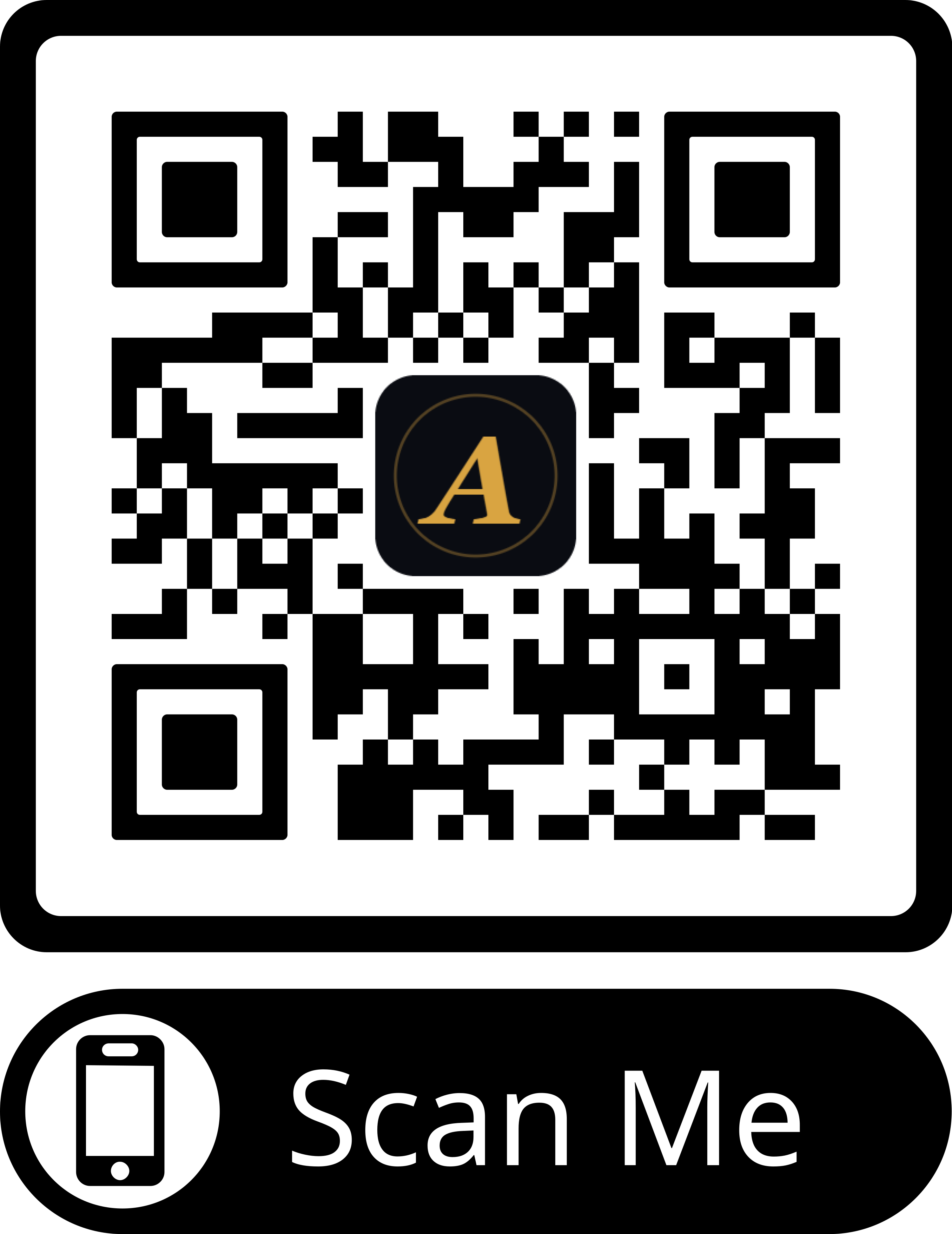 QR Code para acessar o site do Pastor Adriano